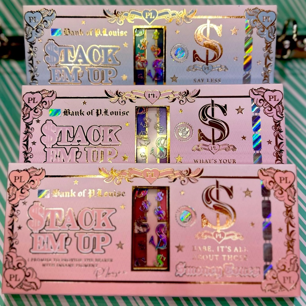 P. Louise Stack Em’ Up Palette Bundle W/Boxes